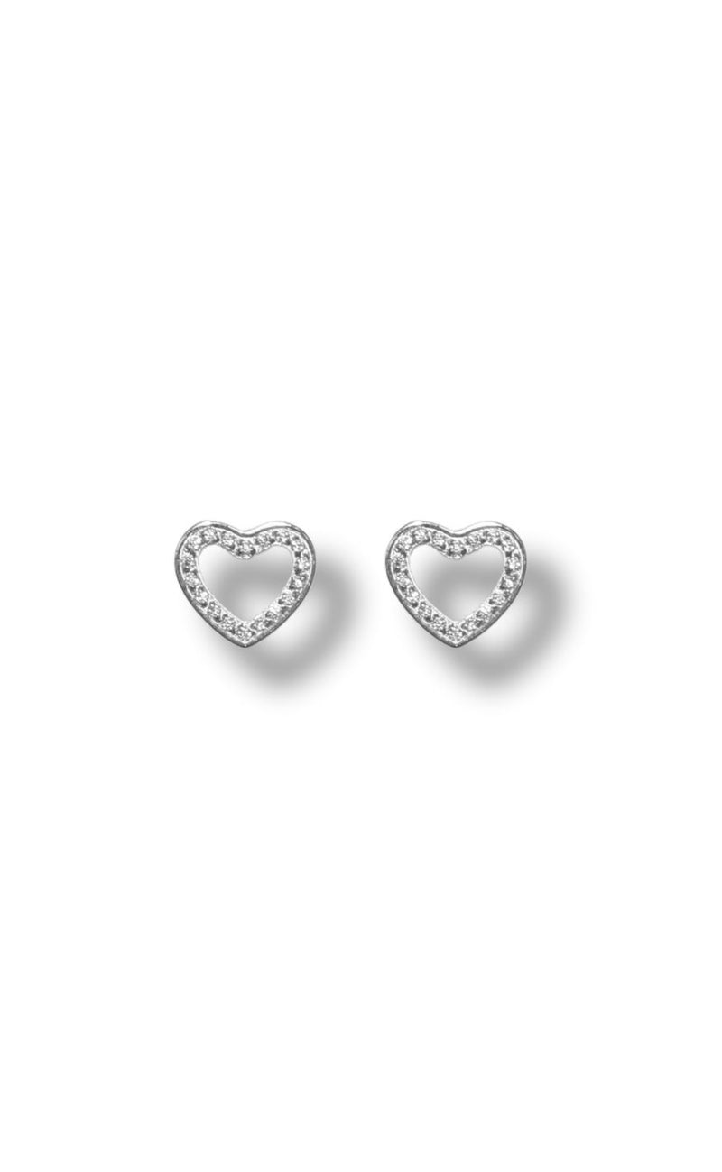 Smykkeli Copenhagen Øreringe - Budapest Heart - Silver Colour