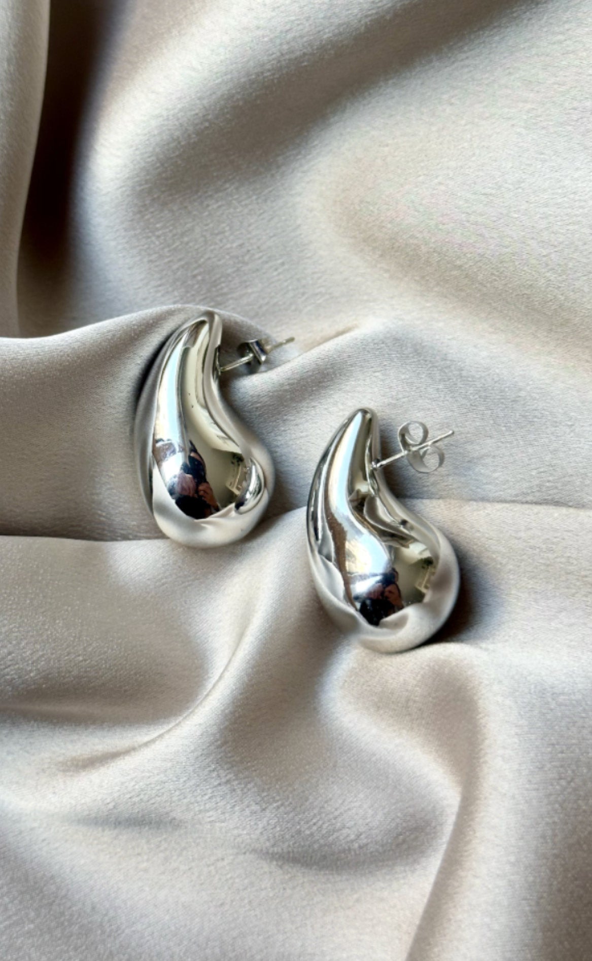 Smykkeli Copenhagen Øreringe - Dakota Drop - Silver Colour