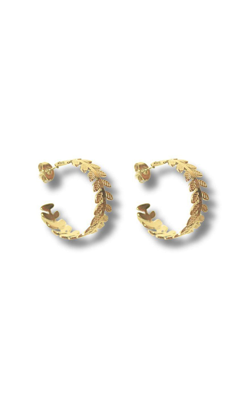 Smykkeli Copenhagen Øreringe / Hoops - Malaga - Gold Colour