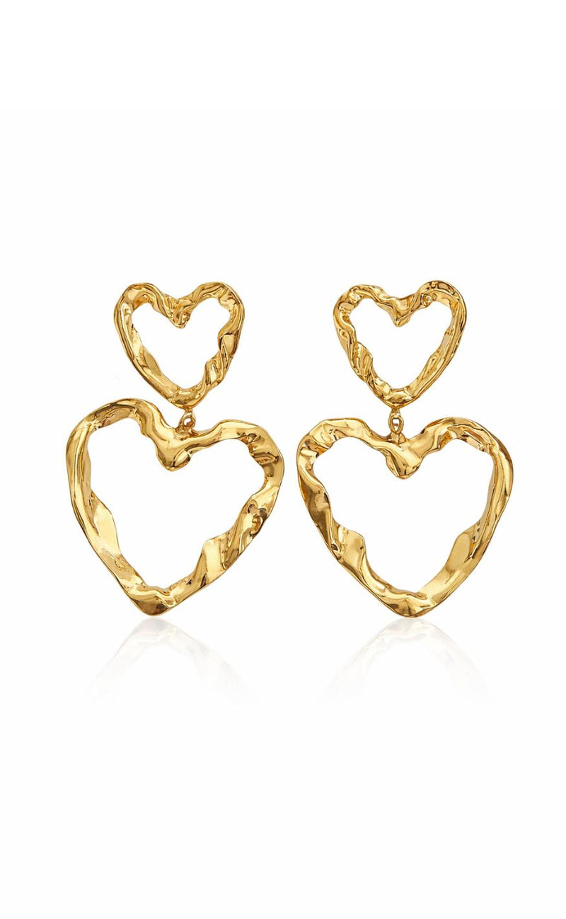 Smykkeli Copenhagen Øreringe - Maria - Gold Colour