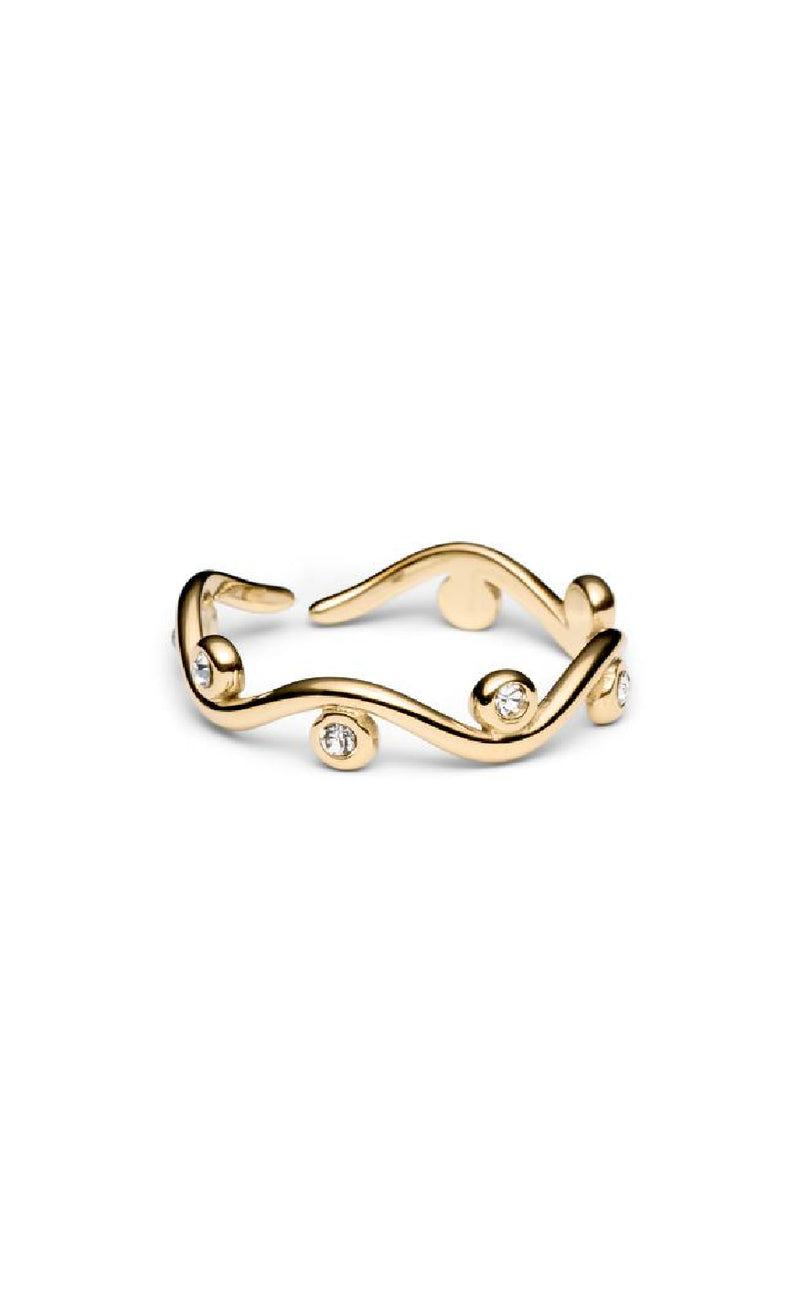 Smykkeli Copenhagen Ring - Anika - Gold Colour