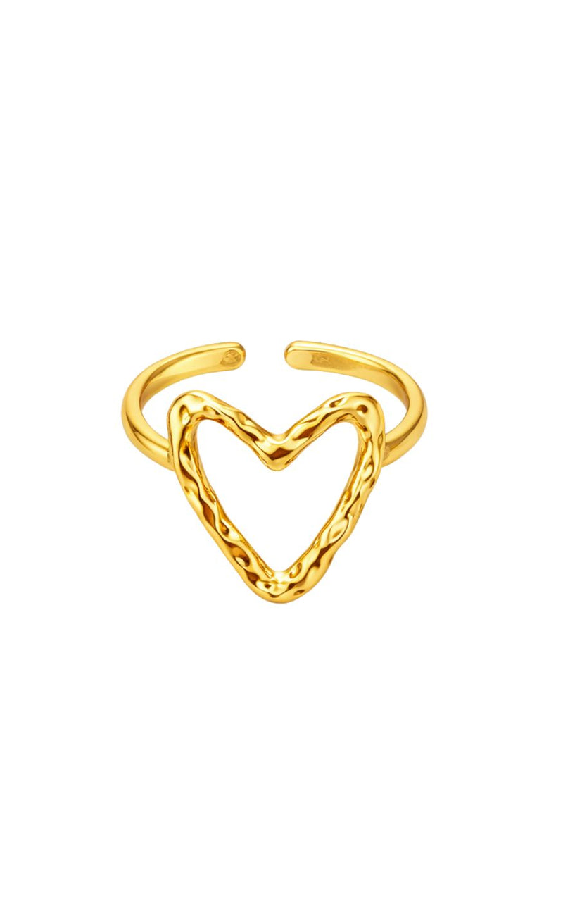 Smykkeli Copenhagen Ring - Midnight Love - Gold Colour