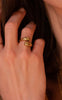 Smykkeli Copenhagen Ring - Nashville - Gold Colour