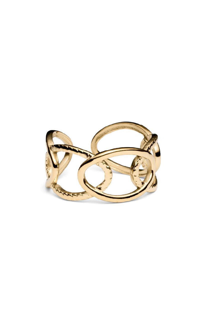 Smykkeli Copenhagen Ring - Svaneke - Gold Colour