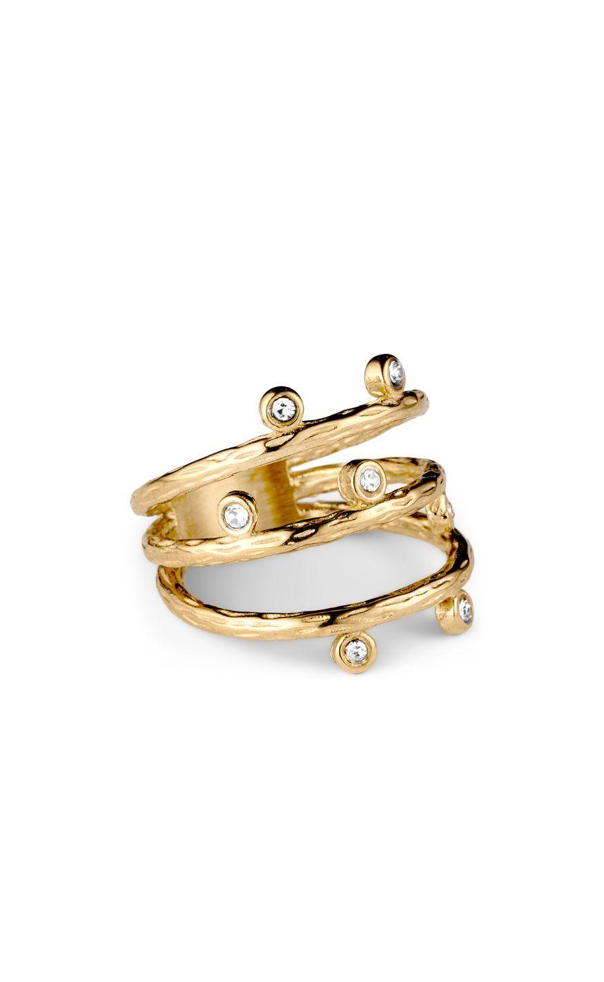 Smykkeli Copenhagen Ring - Tiff - Gold Colour