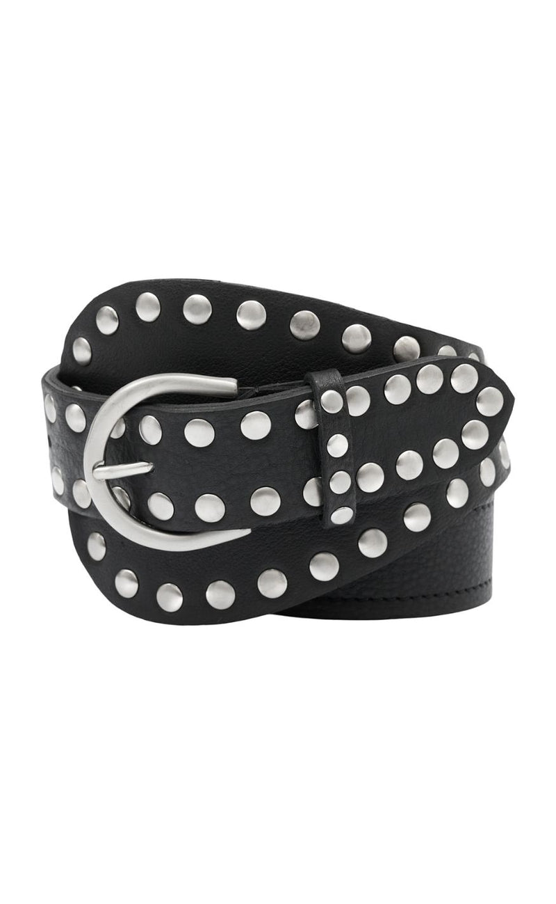 Tim & Simonsen Bælte - Dunja Stud - Black/Silver