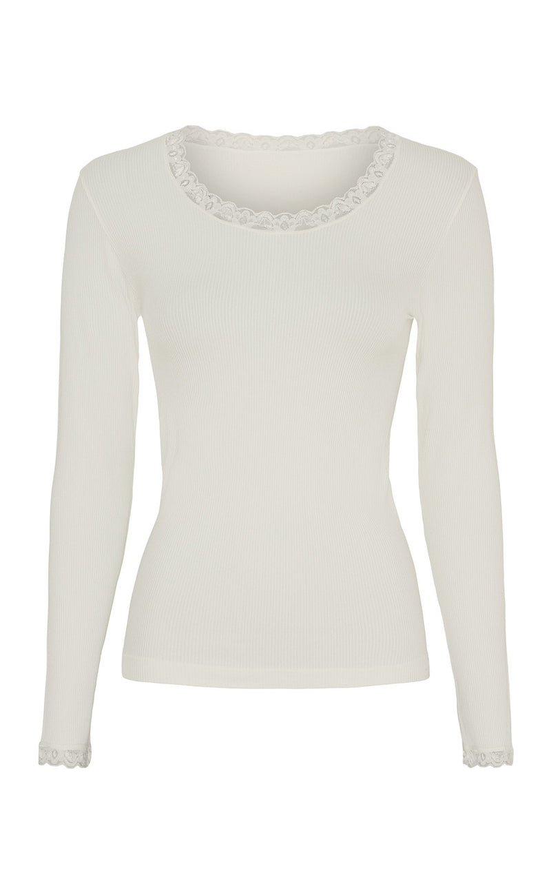 Tim & Simonsen Bluse - Frida Rib - Ivory