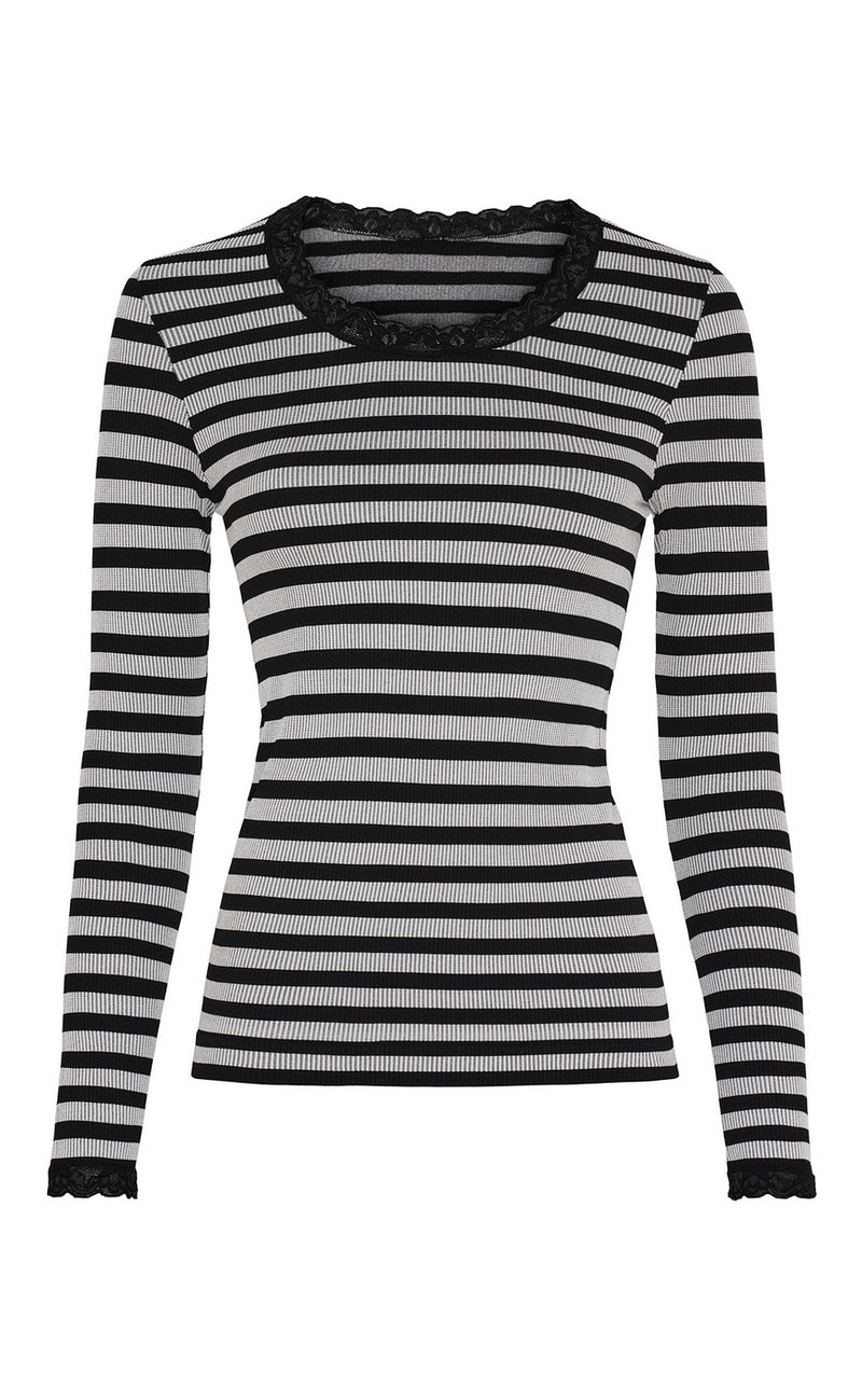 Tim & Simonsen Bluse - Isa Frida - Nero/Bianco