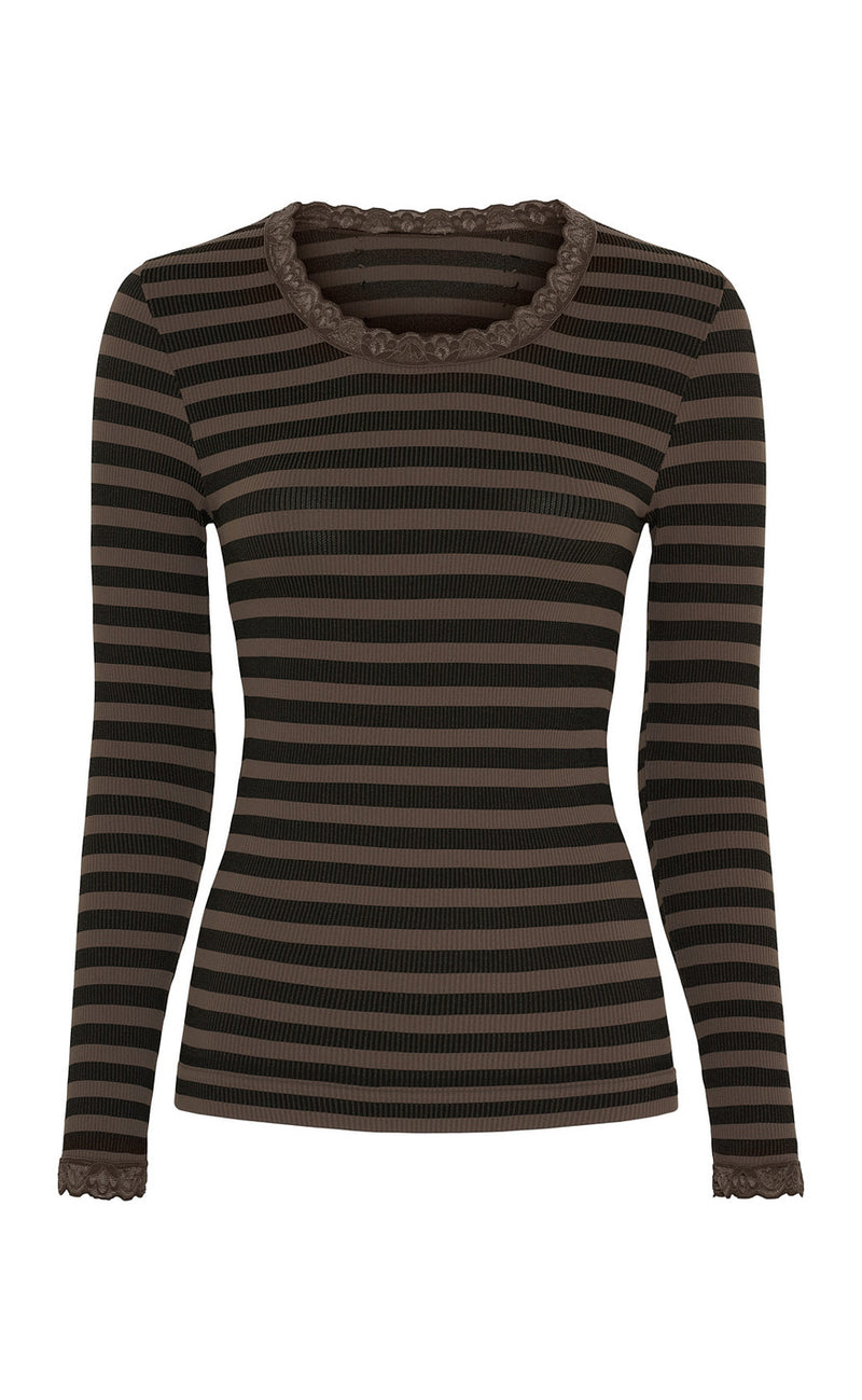 Tim & Simonsen Bluse - Isa Frida - Nero/Noce