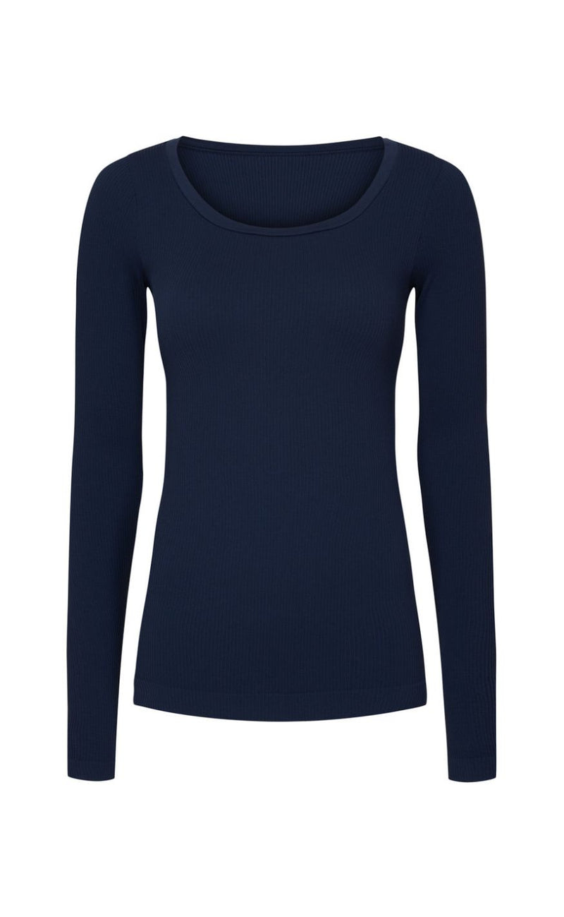 Tim & Simonsen Bluse - Linea Rib - Blu