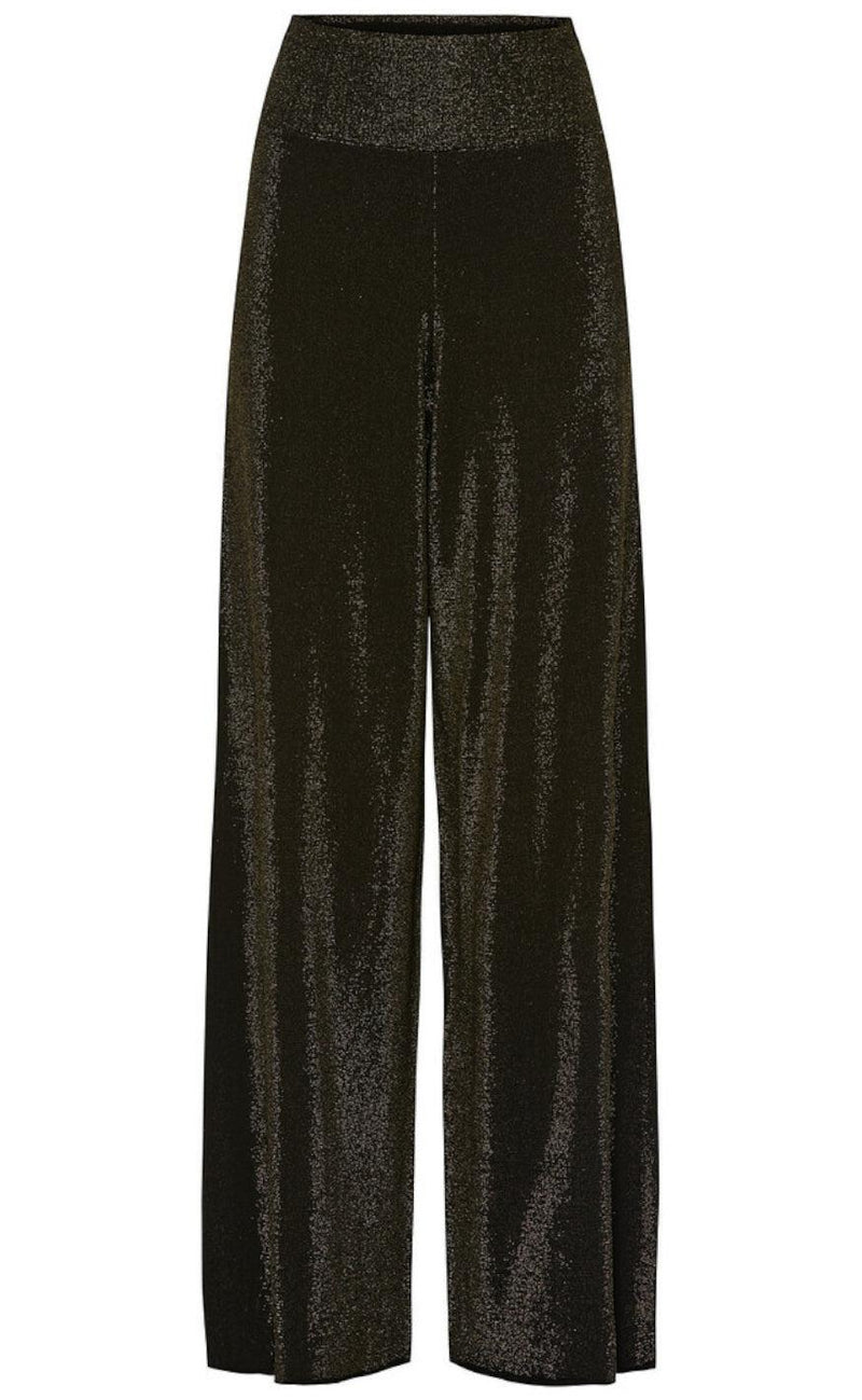Tim & Simonsen Bukser - Las Vegas - Black/ Gold Glitter