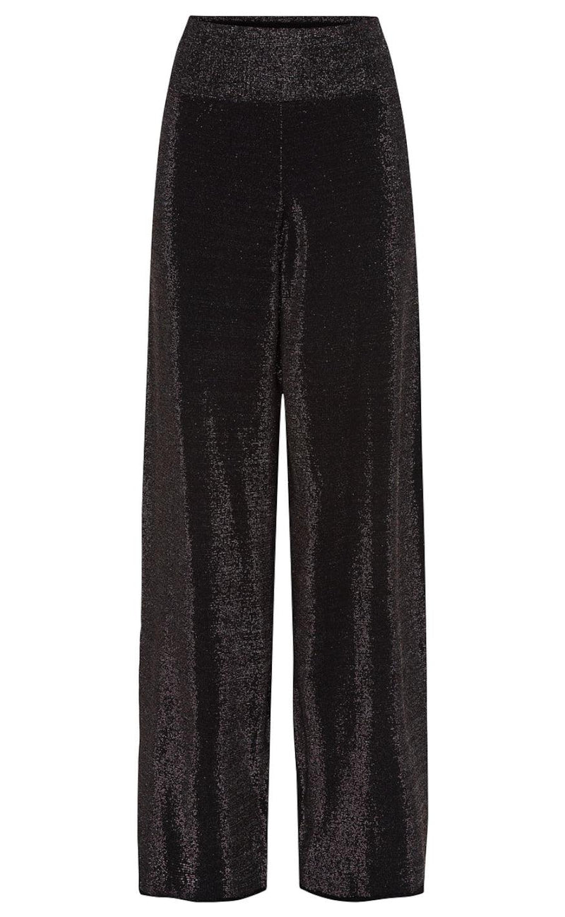 Tim & Simonsen Bukser - Las Vegas - Black/Silver Glitter