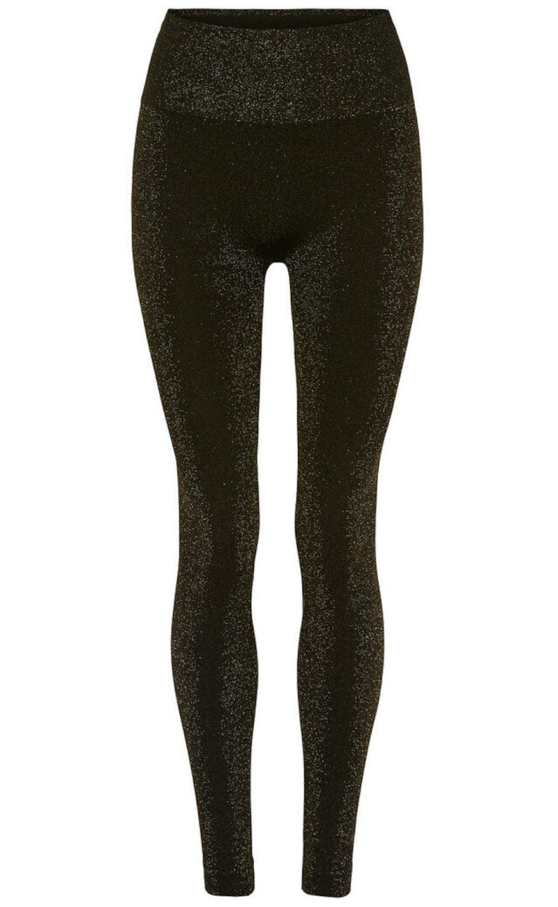 Tim & Simonsen Leggings - Las Vegas - Black/ Gold Glitter