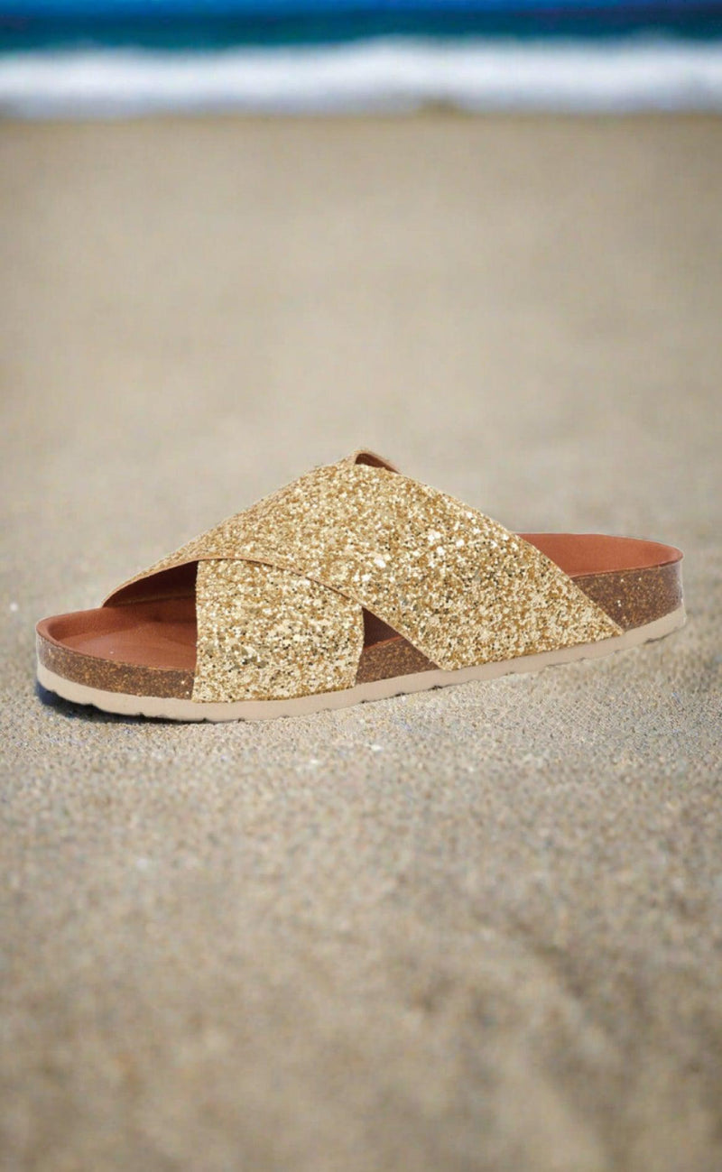 Tim & Simonsen Sandaler - Annet - Gold Glitter
