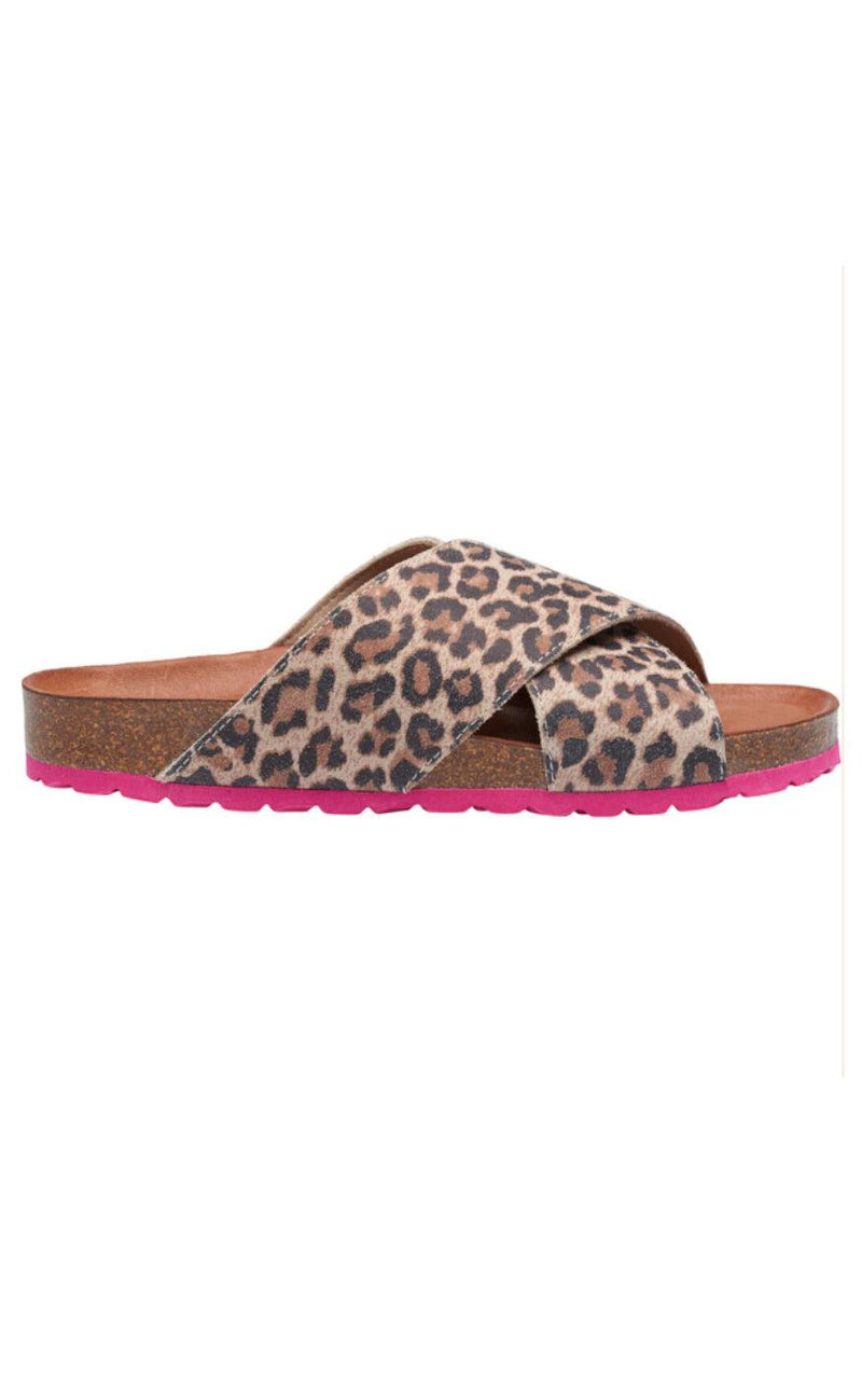 Tim & Simonsen Sandaler - Annet Leopard - Crudo Fucsia