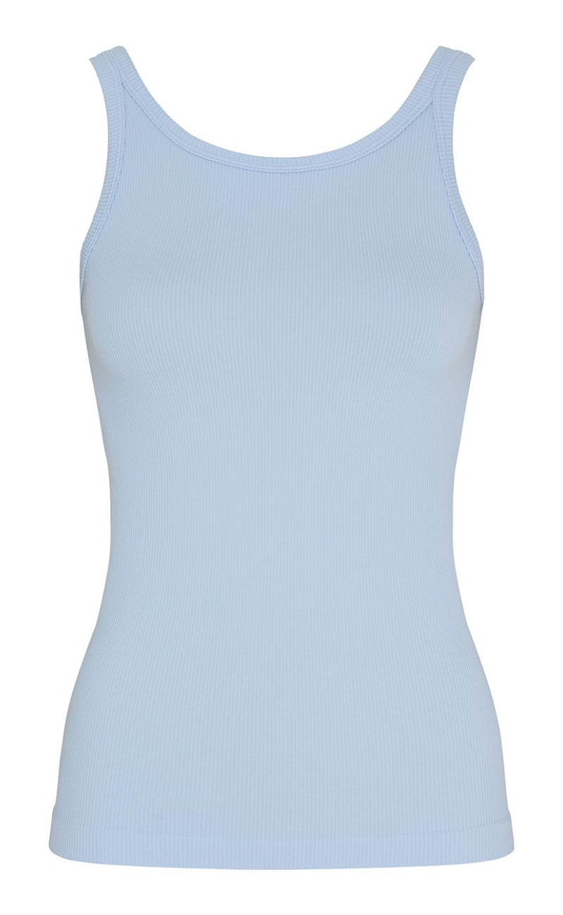 Tim & Simonsen Top - Lone Rib - Azzurro