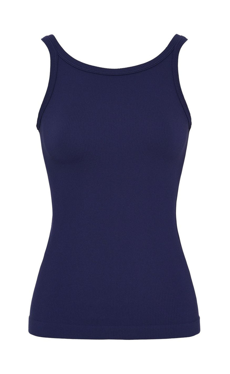 Tim & Simonsen Top - Lone Rib - Blu