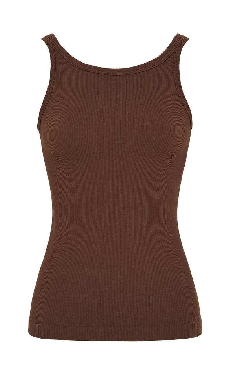 Tim & Simonsen Top - Lone Rib - Chiccolato