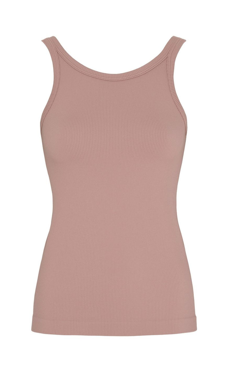 Tim & Simonsen Top - Lone Rib Tank - Rosa Antico