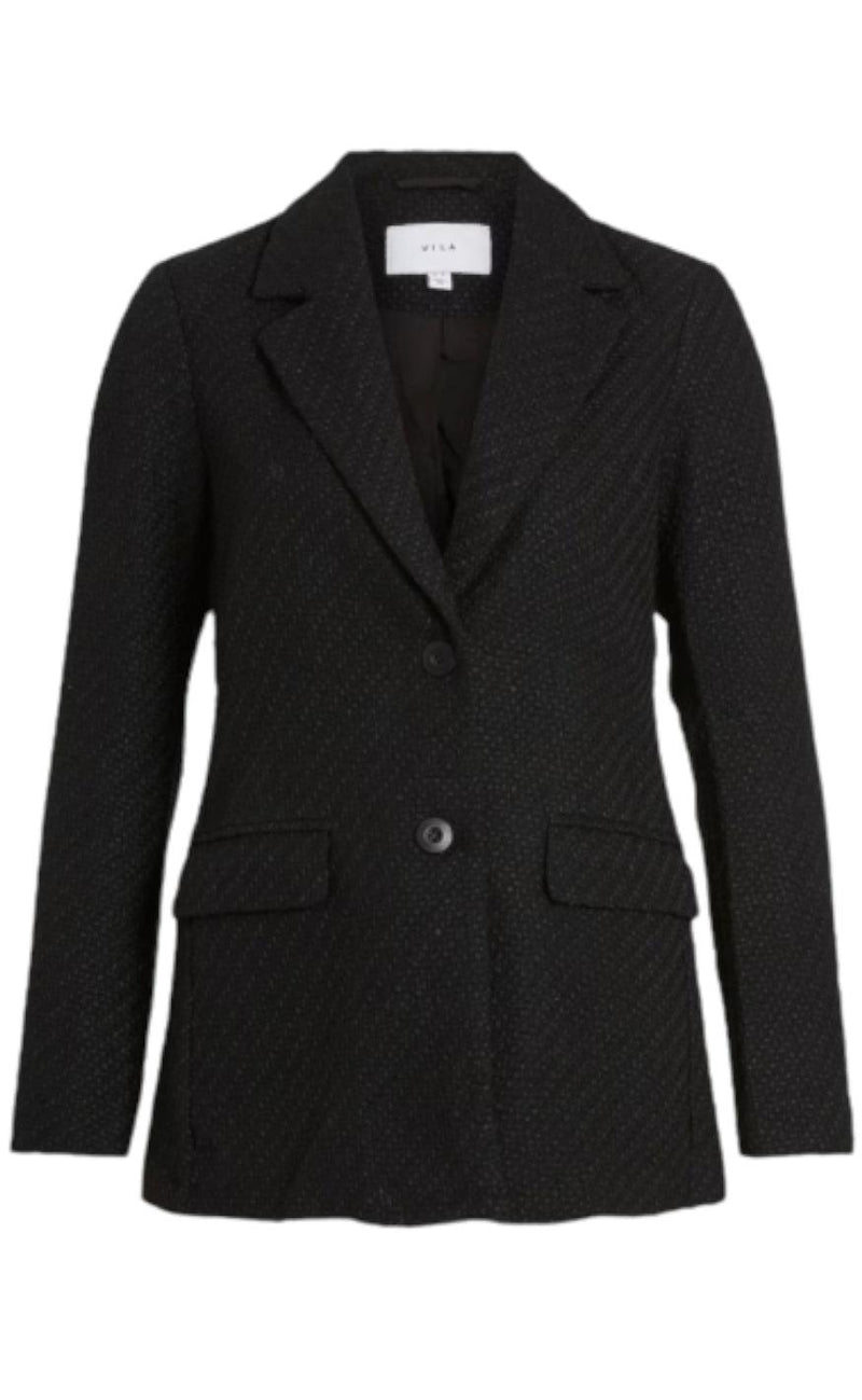 VILA Blazer - Emmi Boucle - Black