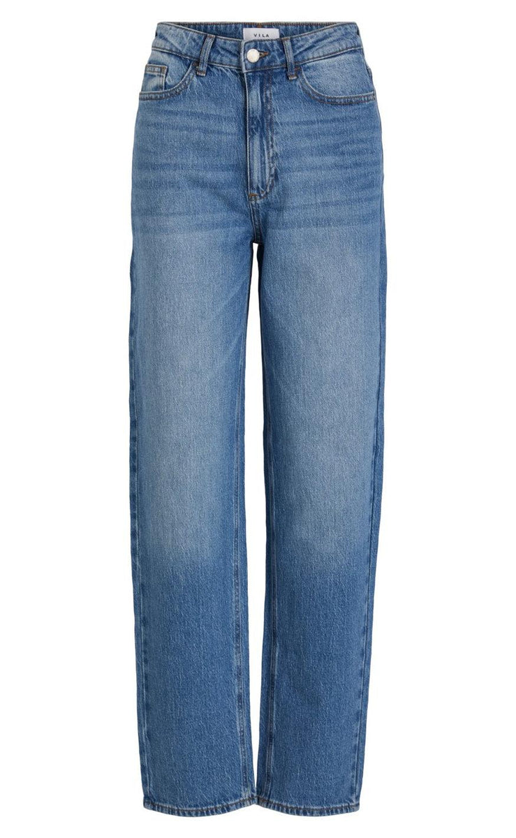 hagl lavendel samfund VILA Bukser / Jeans - Kelly - Medium Blue Denim | Hurtig levering |  Fashionbystrand