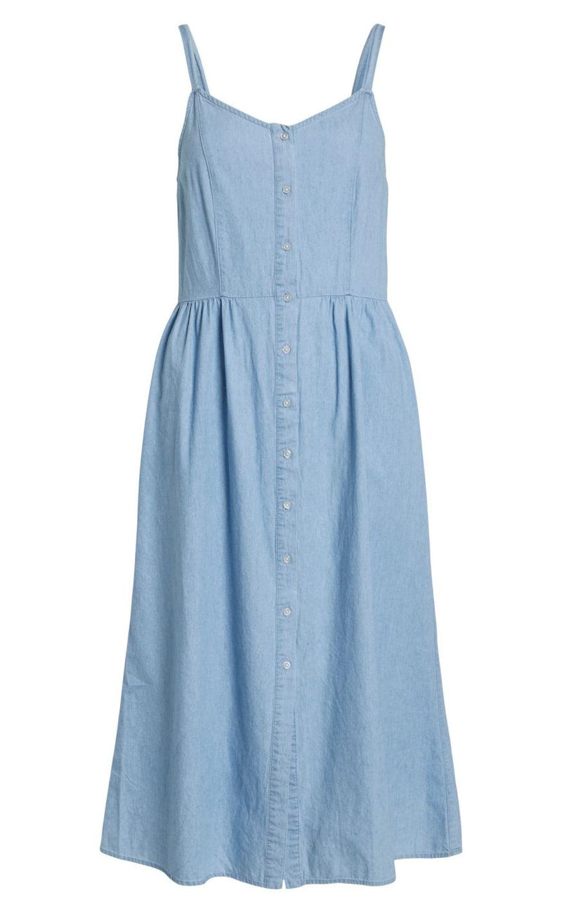 VILA Kjole - Zia - Light Blue