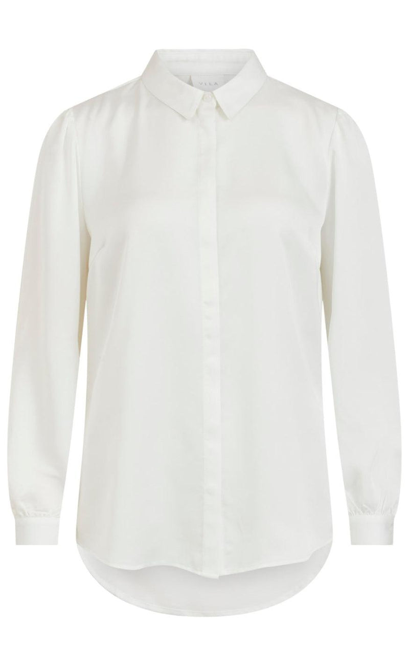 VILA Skjorte - Ellette - White
