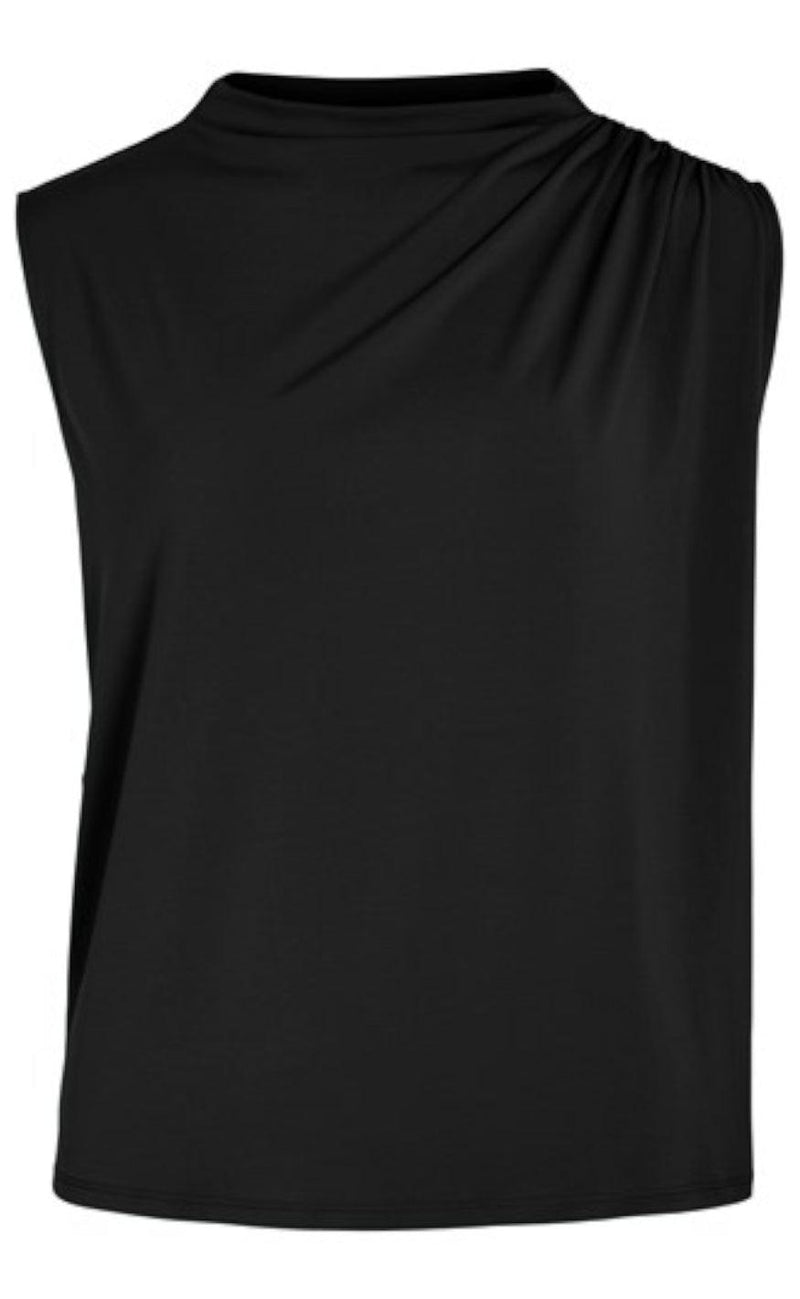VILA Top Highneck - Phoenix - Black