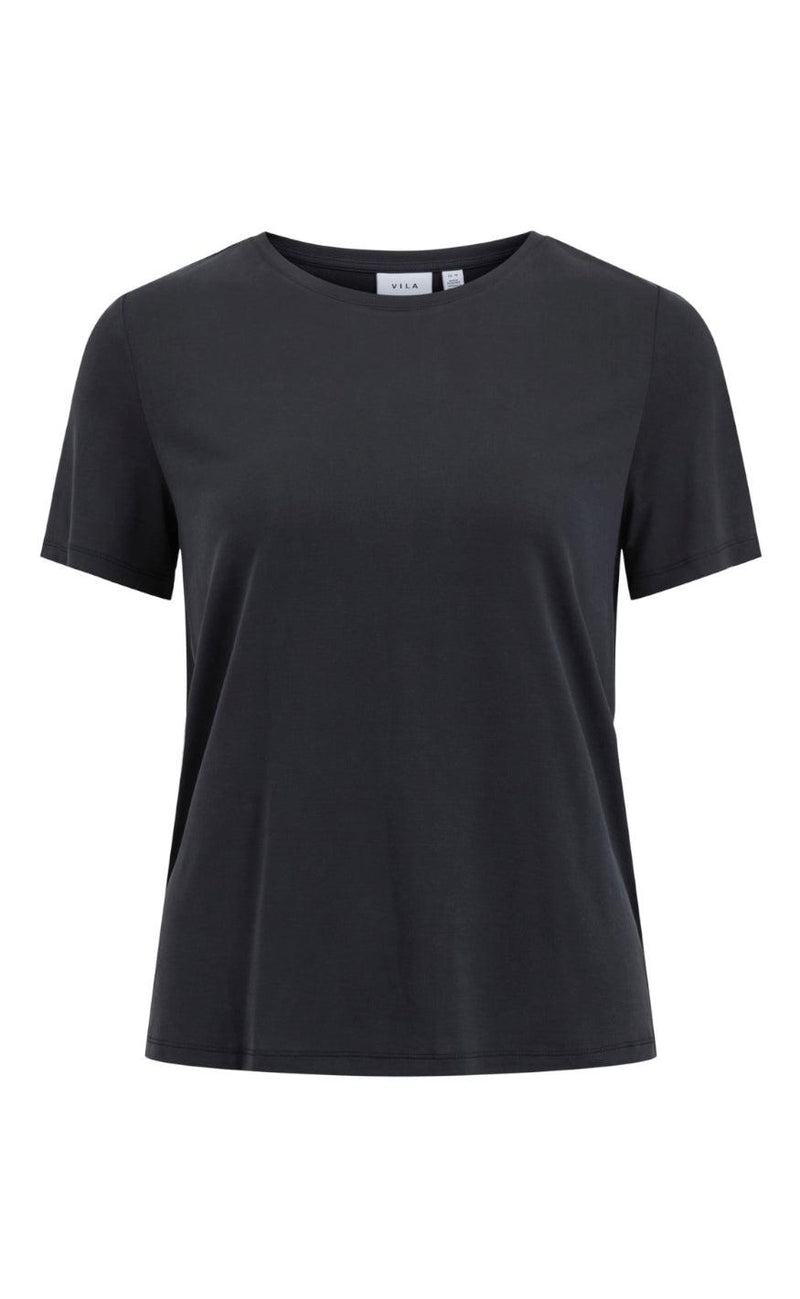 VILA Top - Modala - Black