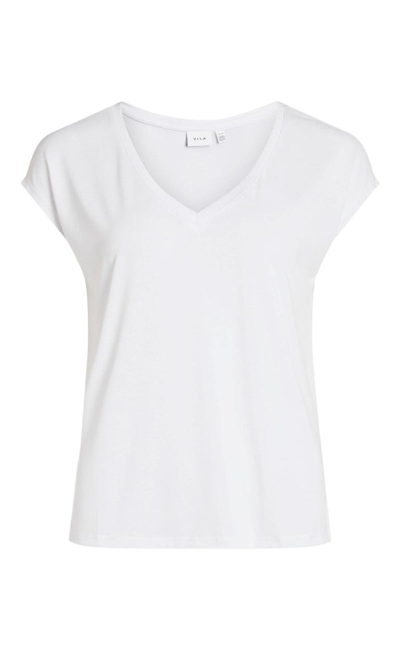 VILA Top - Modala - White