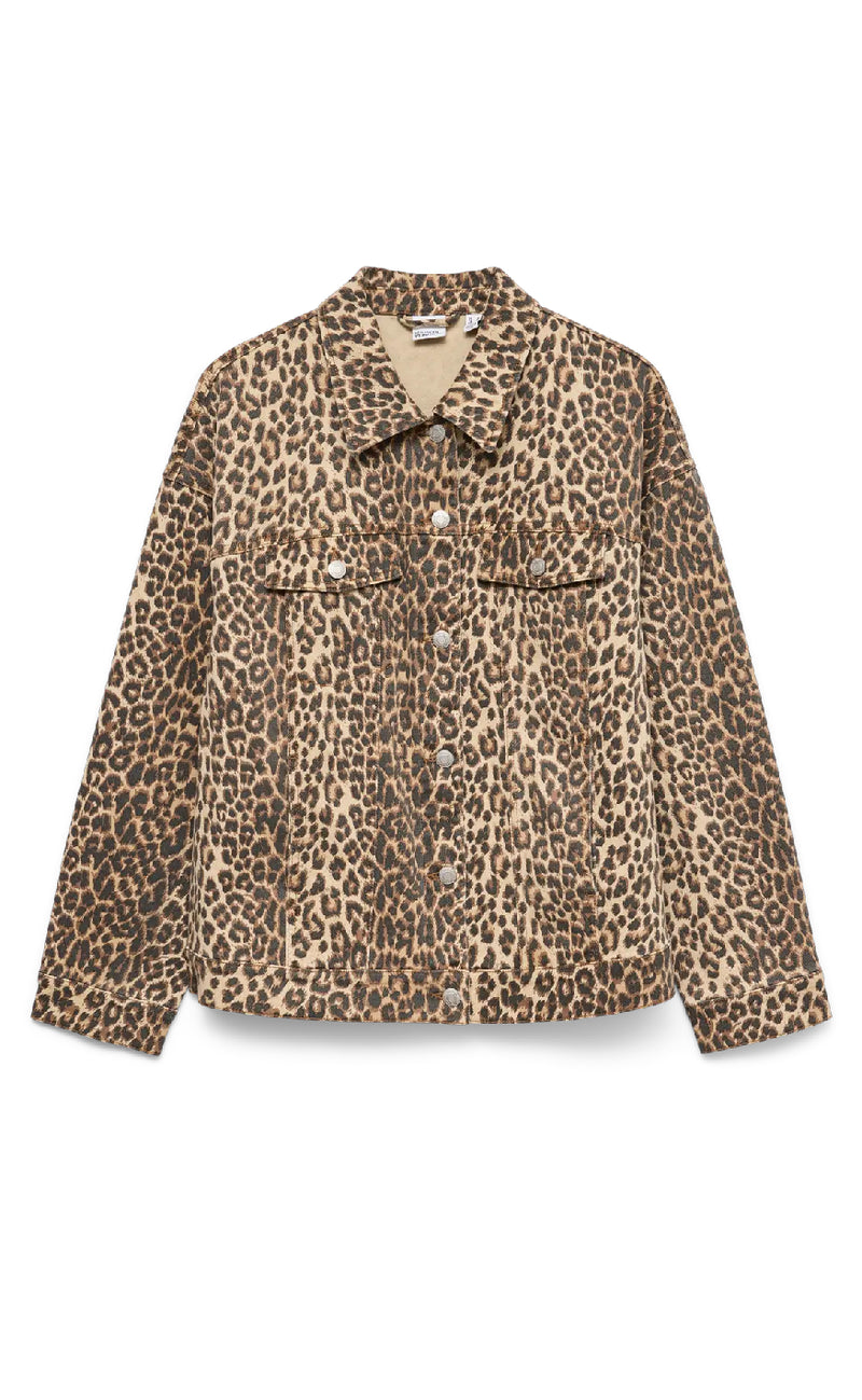 Vero Moda Jakke - Tess - Leopard