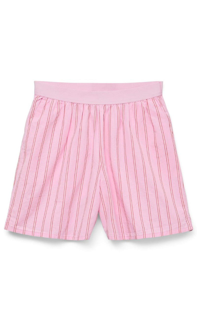 Vero Moda Shorts - Charlotte - Bonbon Fiery red/Cloud Dancer