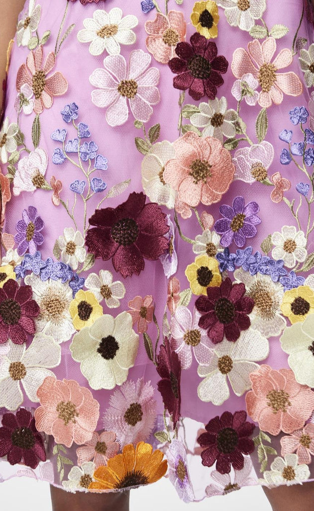 YAS Kjole - Flowering - Pink Lavender