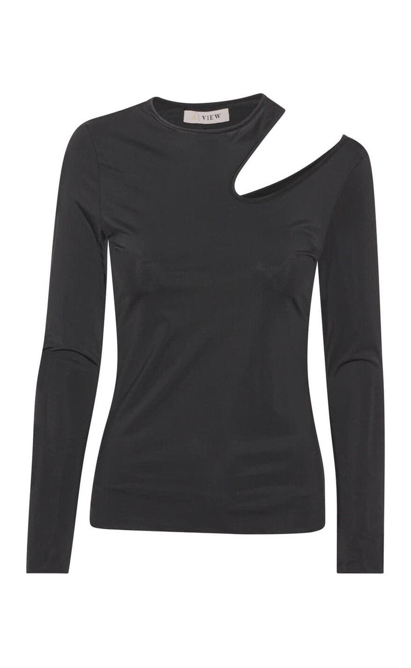 A-View Bluse - Scarla - Black