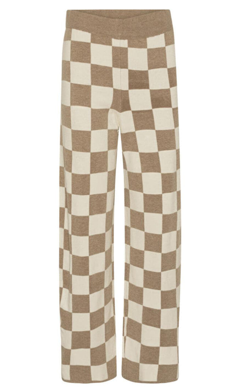 A-View Bukser - Kiras - Brown Check