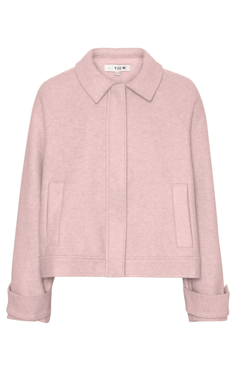 A-View Jakke - Vimma Trucker - Pink Powder