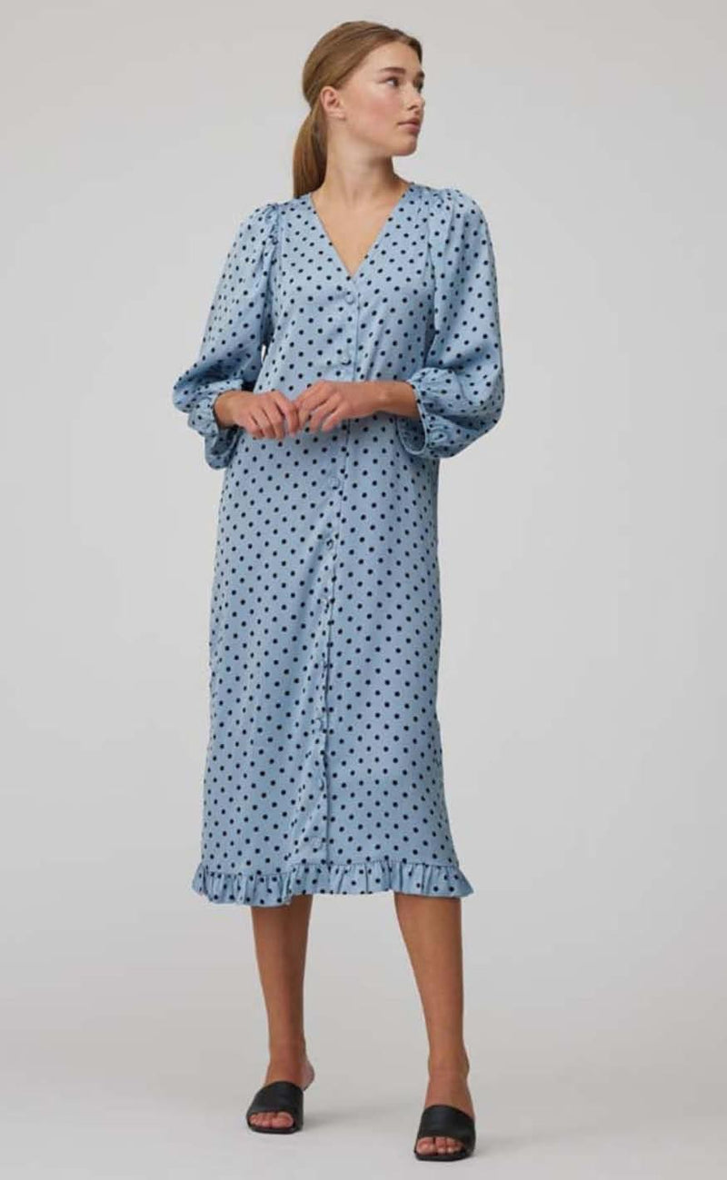 A-View Kjole - Anja - Light Blue