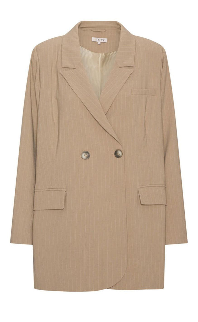 A-view Blazer - Annali - Camel Stripe