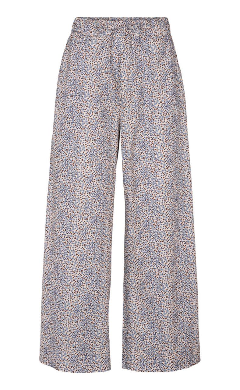 Basic Apparel Bukser - Hazel - Blue/Brown/Limoges/Sand
