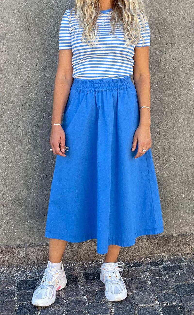 Basic Apparel Nederdel - Tilde - Azure Blue