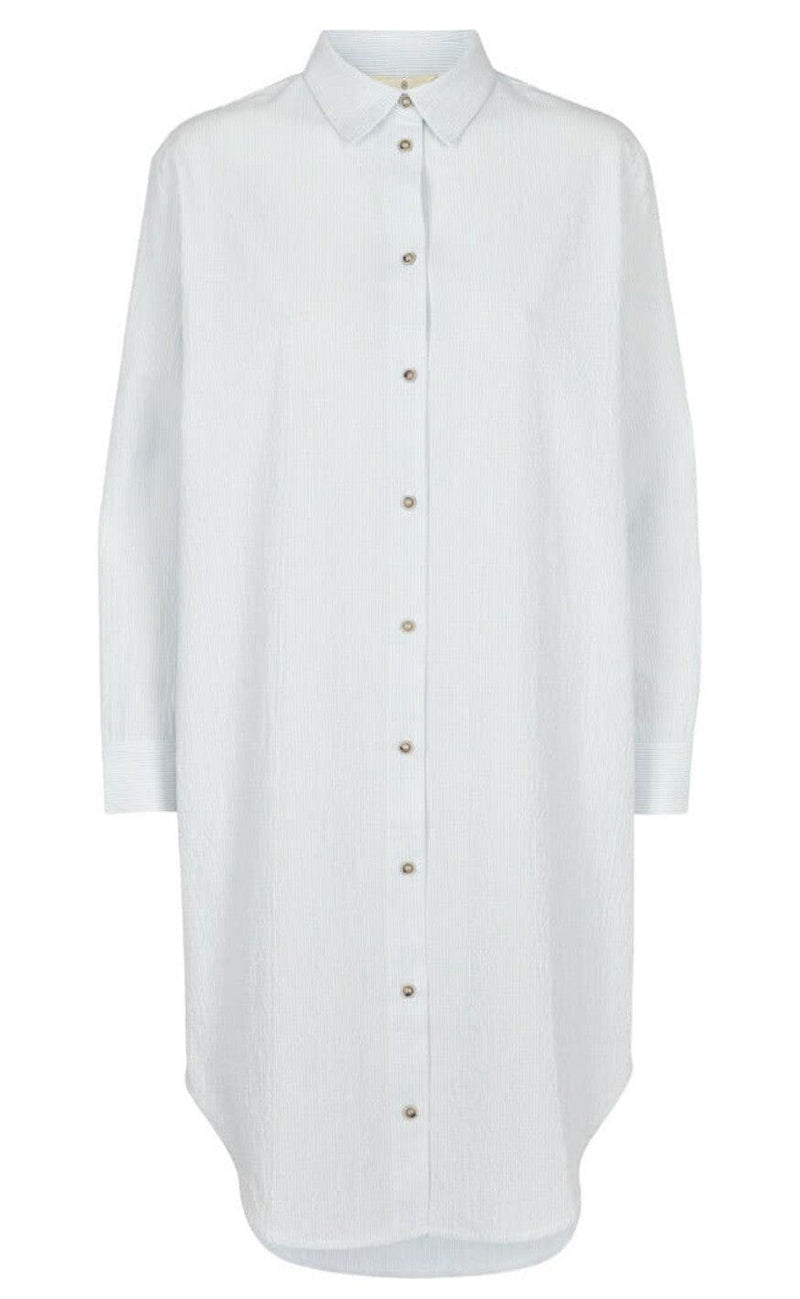 Basic Apparel Skjortekjole - Vilde - Cashmere Blue
