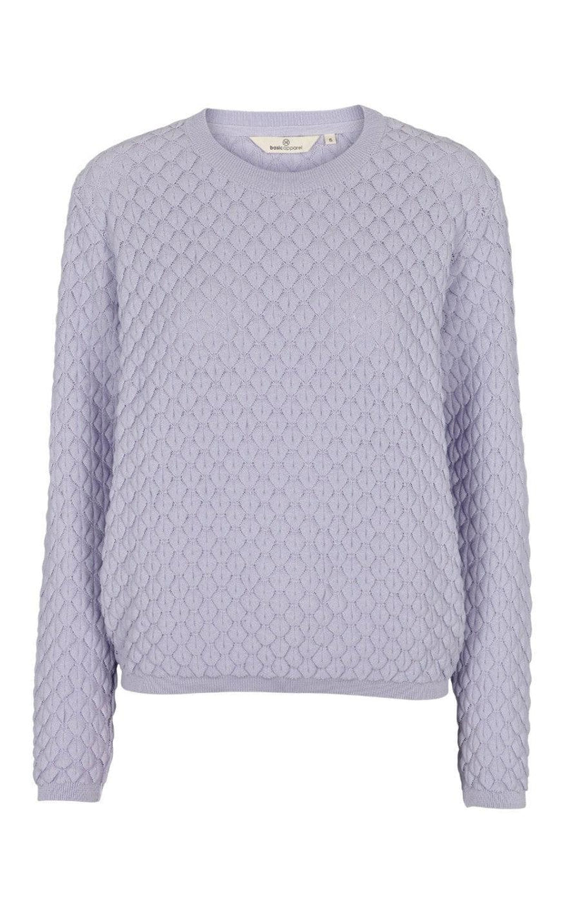 Basic Apparel Sweater - Camilla - Purple Heather