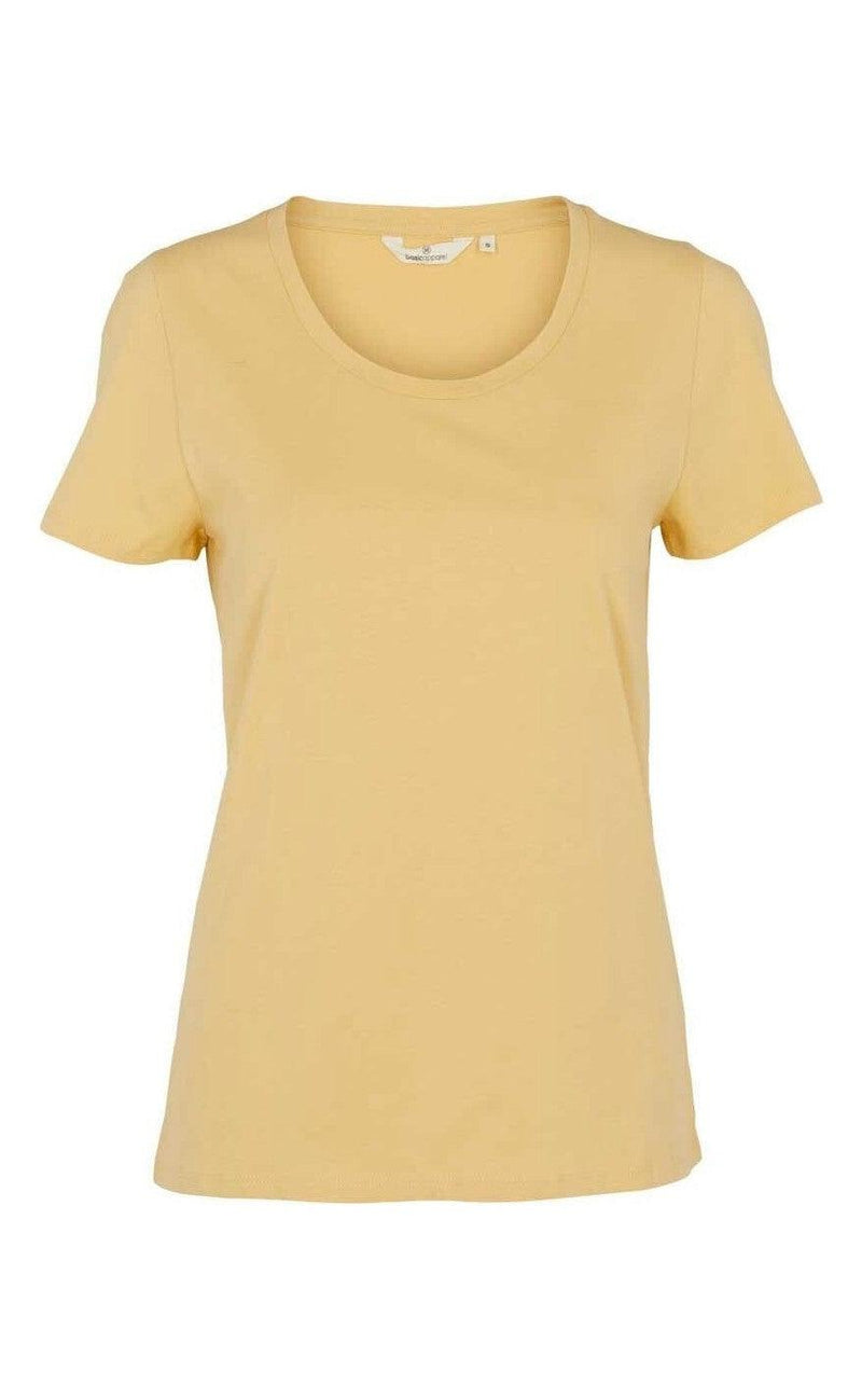 Basic Apparel Tee - Rebekka - Straw