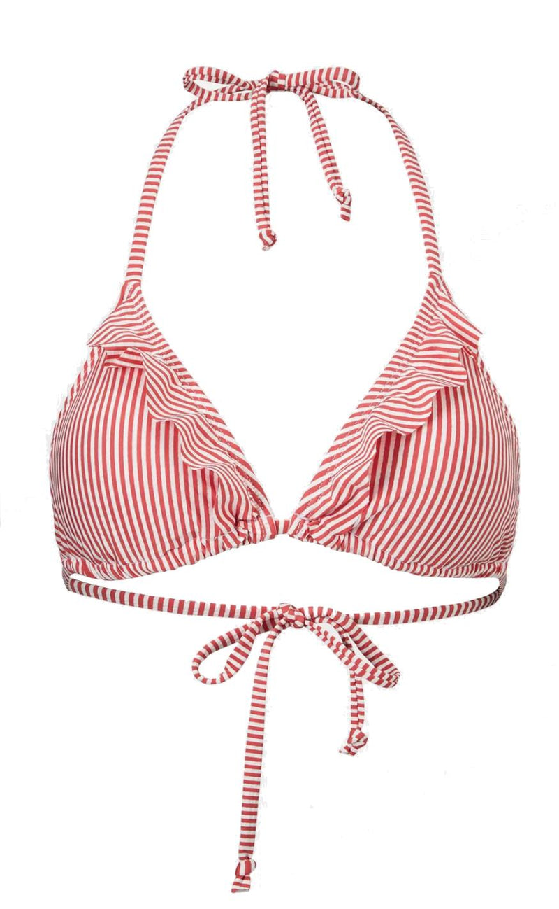 Beck Söndergaard Bikini Overdel - Striba Bel - Spiced Coral