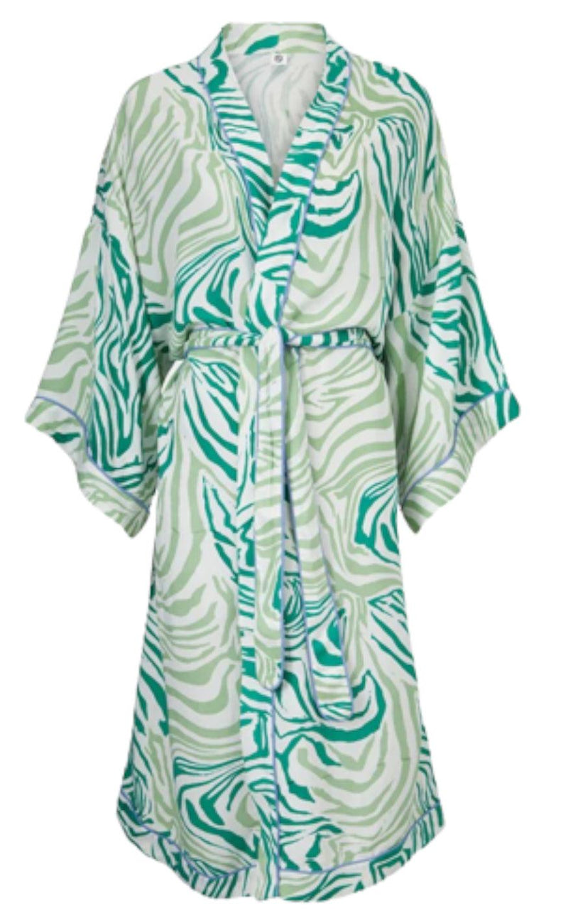 Beck Söndergaard Kimono - Ziva Liberte - Meadow Green