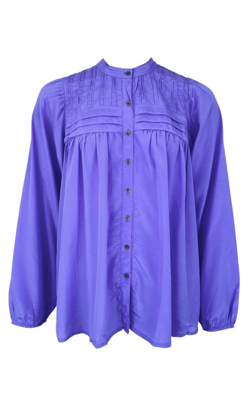 Black Colour Bluse - Luna Bao - Electric Blue