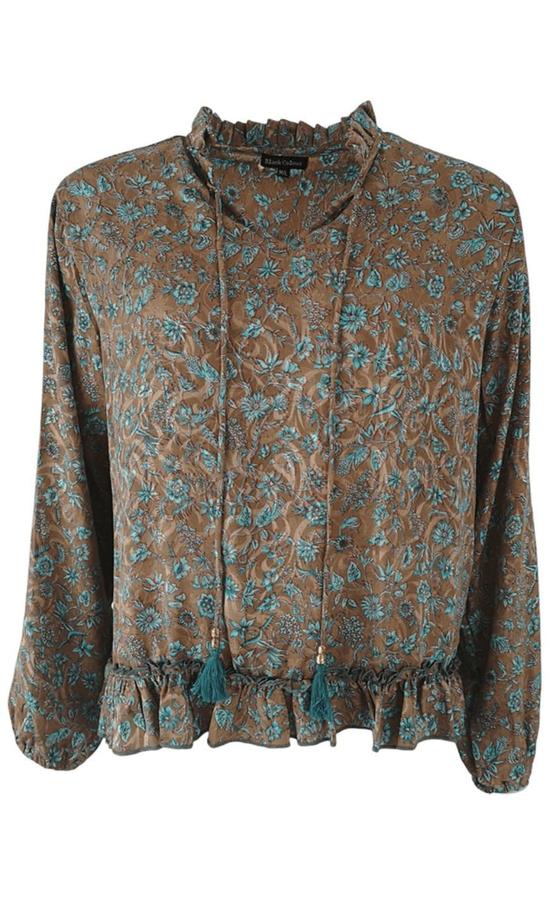 Black Colour Bluse - Luna Ray - Poetry Mint