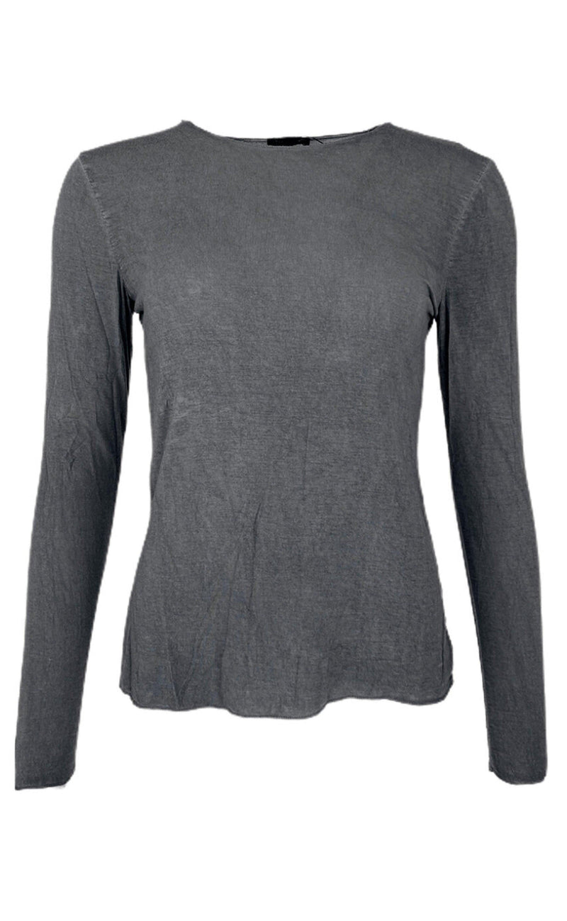 Black Colour Bluse - Malle - Grey