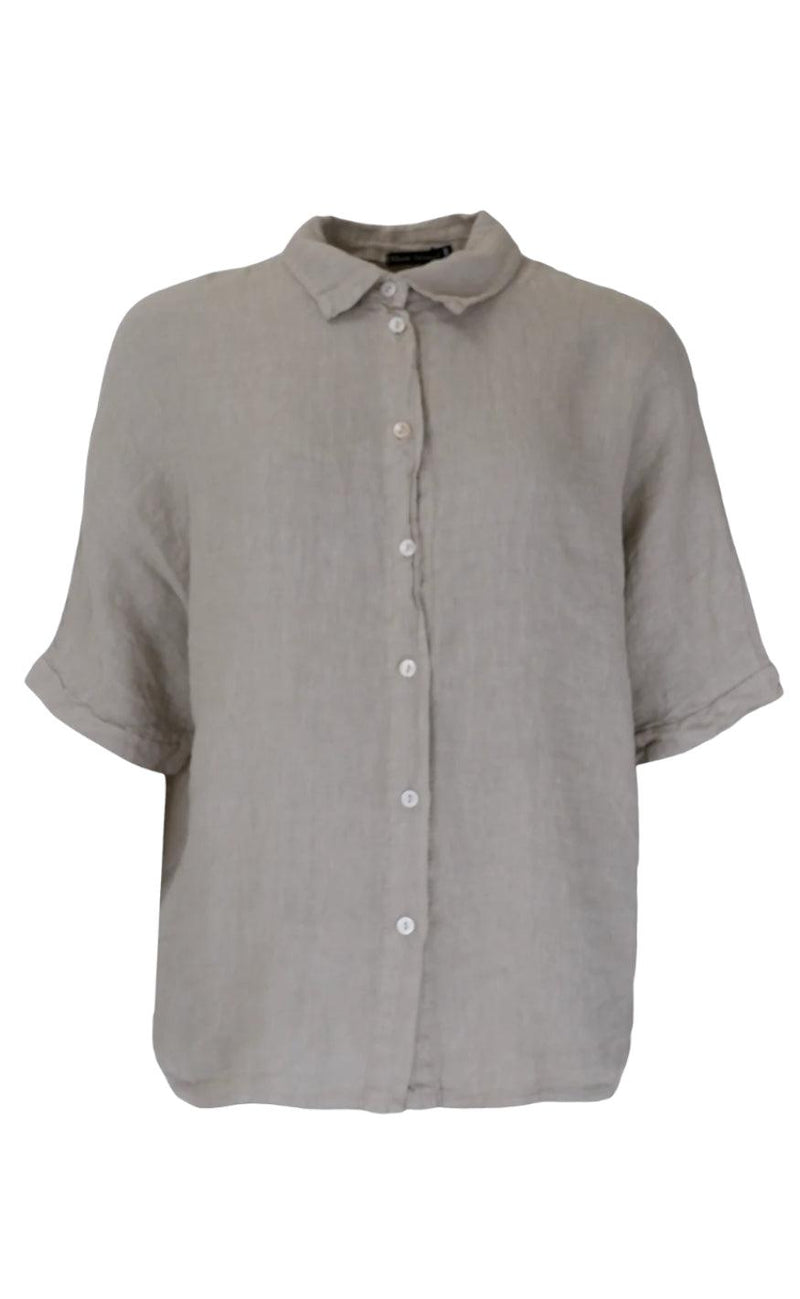 Black Colour Bluse - Melina - Beige