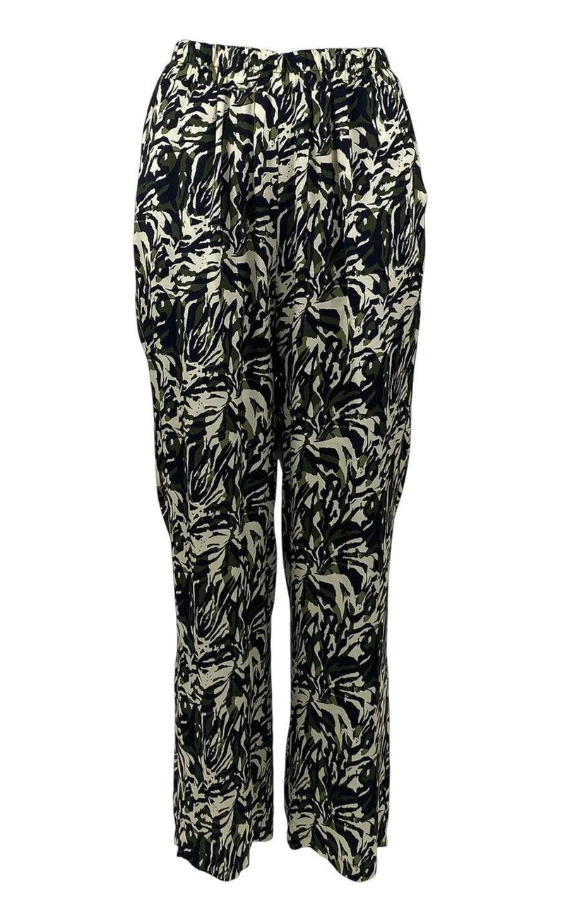Black Colour Bukser - Vibella - Army Animal
